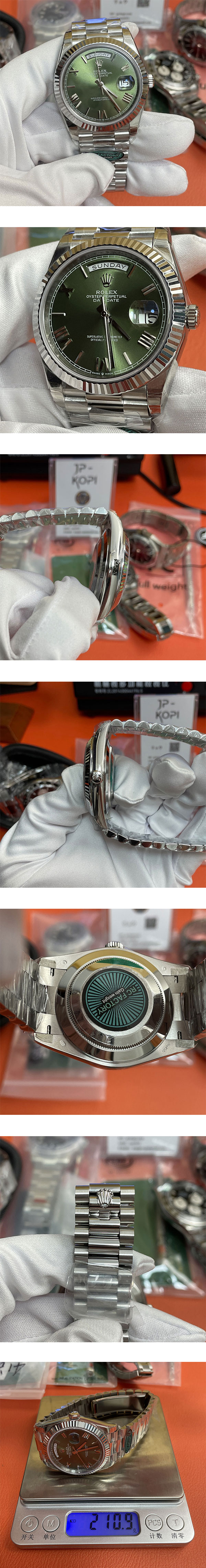 【加重版 RC製】ロレックスコピー時計 M228236-0008 デイデイト 40mm ホワイト